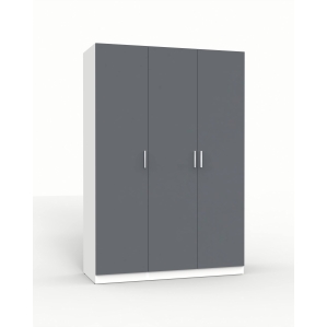 Набор мебели Марсель-3 МР 01-03 (ЛДСП Графит серый) Ш1500 В2160 Г580